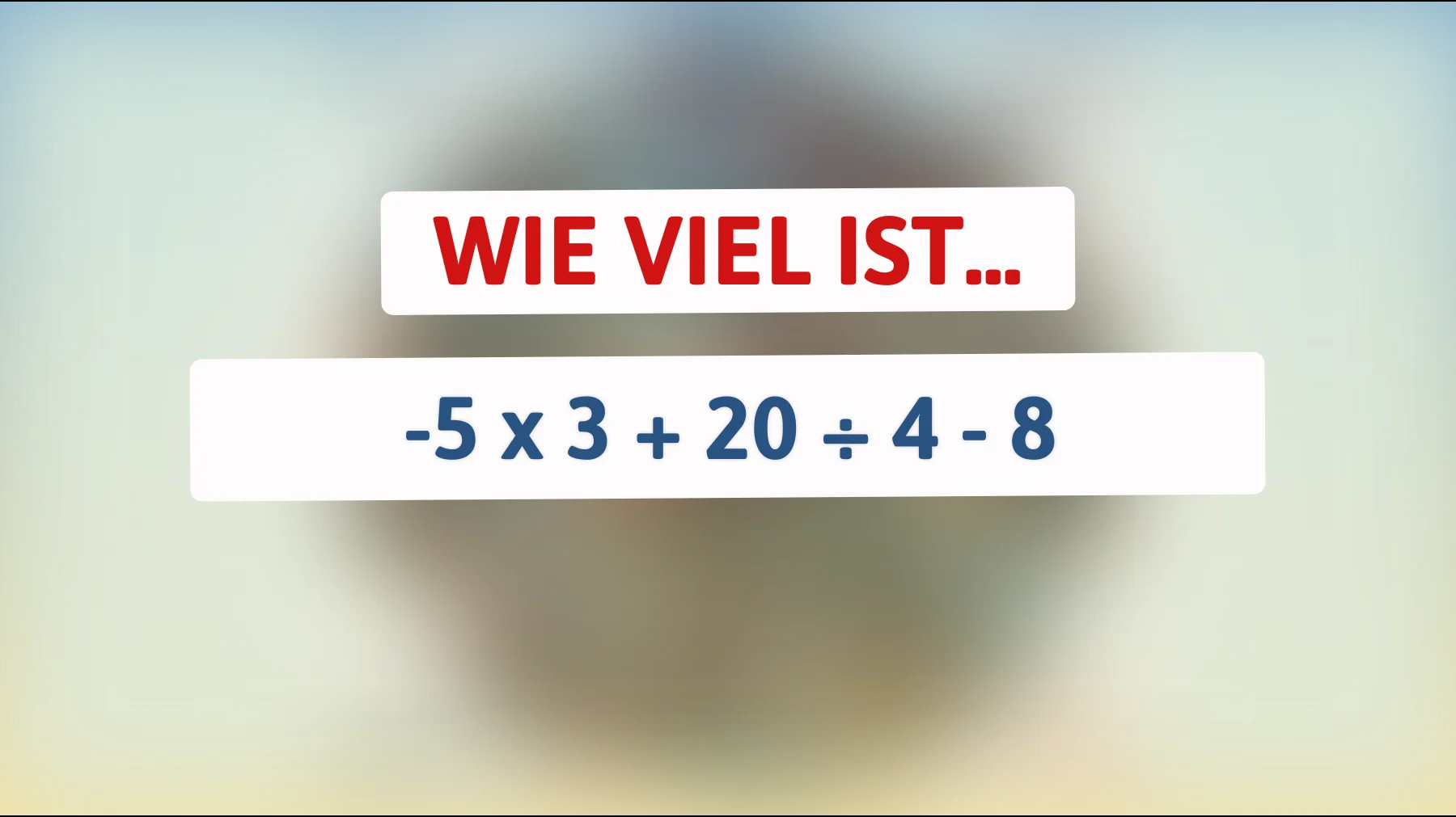 Bist du klüger als der Durchschnitt? Knacke dieses Mathe-Rätsel und finde es heraus!"