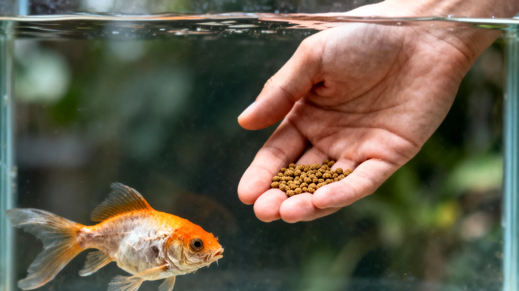 Ältere Fische benötigen eine altersgerechte Ernährung, da ihr Stoffwechsel langsamer wird und sie anfälliger für Verdauungsprobleme und Mangelernährung sind"