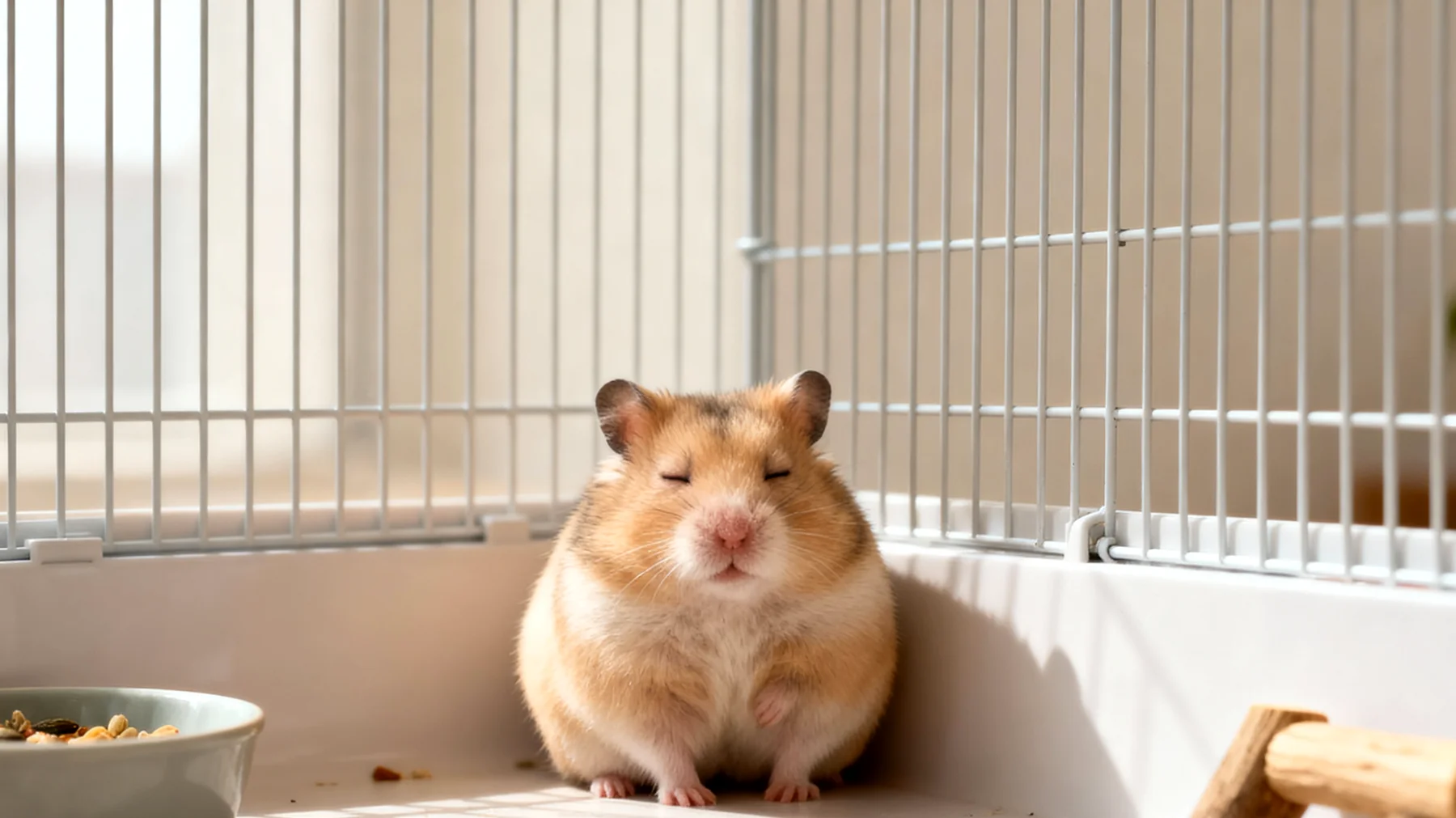 Erwachsene Hamster zeigen häufig Langeweile und Inaktivität während des Tages, was zu Stress, Übergewicht und Verhaltensproblemen führen kann, wenn keine ausreichende mentale und physische Stimulation geboten wird"