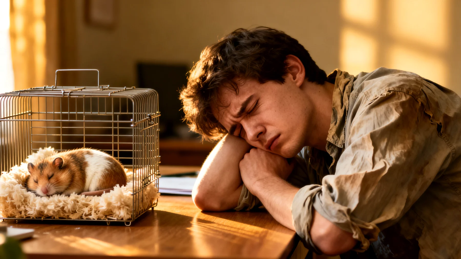 Hamsterbesitzer haben Schwierigkeiten, eine konsistente tägliche Routine für ihr junges Hamster zu etablieren, da diese nachtaktiv sind und der natürliche Rhythmus des Tieres oft nicht mit dem Tagesablauf des Halters übereinstimmt"