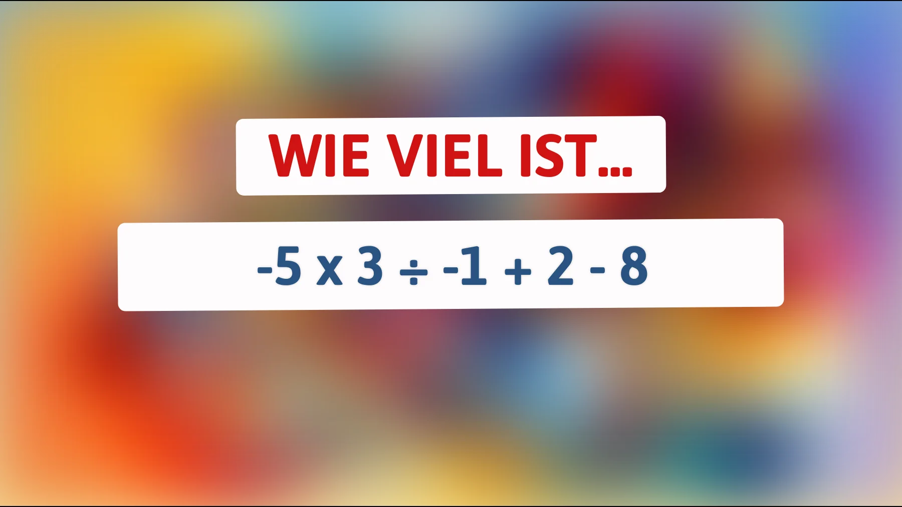 Herausforderung für Genies: Können Sie dieses mathematische Rätsel lösen, an dem die meisten scheitern?"