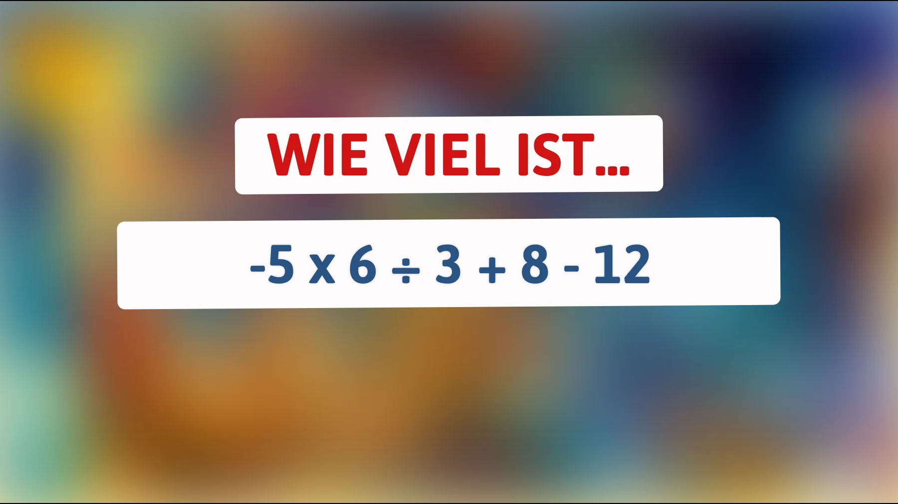 Nur 1 von 100 kann dieses Mathe-Rätsel lösen: Wie viel ist das Ergebnis? Stell dein Können auf die Probe!"