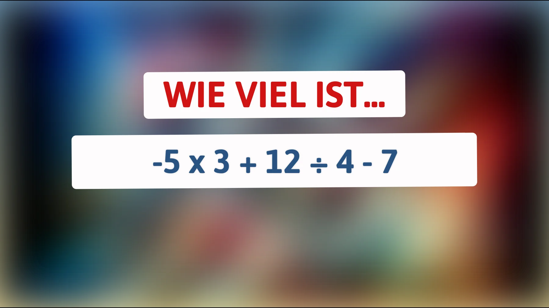 Nur 1% der Menschen können das knifflige Mathe-Rätsel lösen: Kennst du die richtige Antwort?"