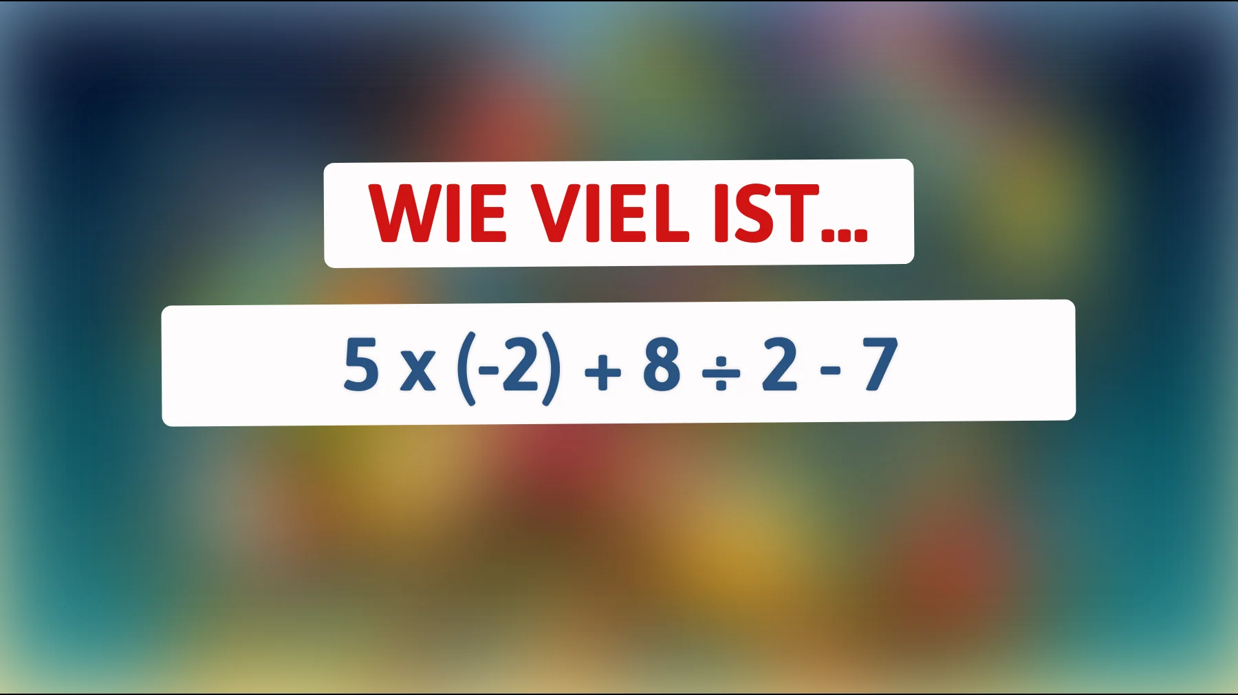 Nur 1% der Menschen können dieses mathematische Rätsel auf Anhieb lösen – gehörst du dazu? Entdecke, ob du den Durchblick hast!"
