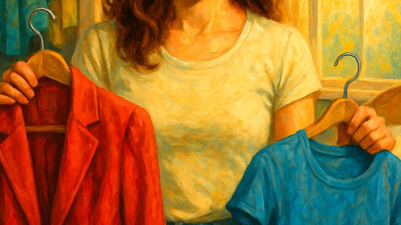 Was bedeutet es, wenn du immer die gleichen Farben trägst, laut Psychologie? 2026-01-13T07:53:36.555Z"